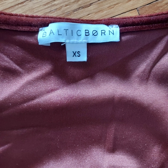 Baltic Born Velvet wrap maxi dress - Picture 4 of 5